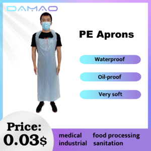 Pe Apron/Disposable Apron/Disposable Pe Apron/Sleeveless Plastic Apron
